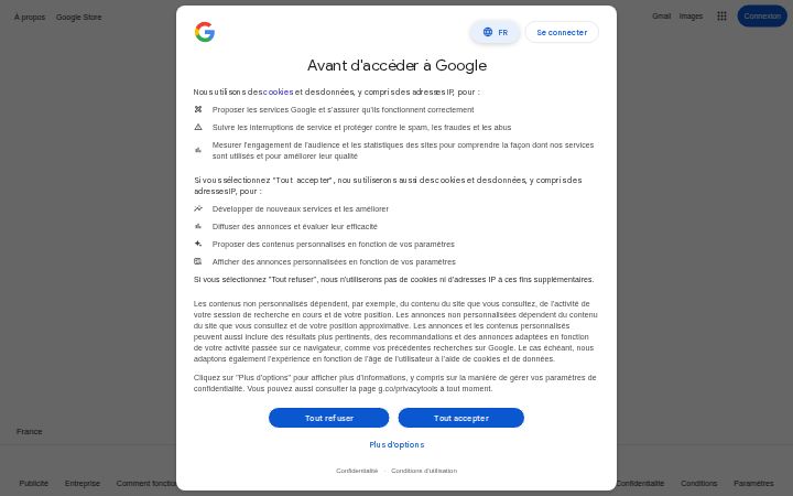 google.com homepage